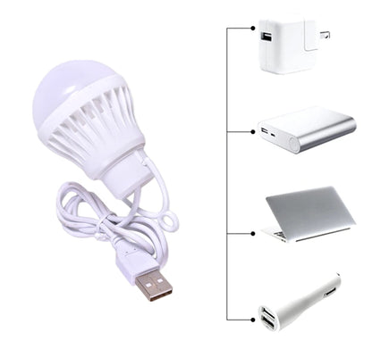 USB Lightbulb Camping Light (1.2m cable) - Sherwood and Hunter