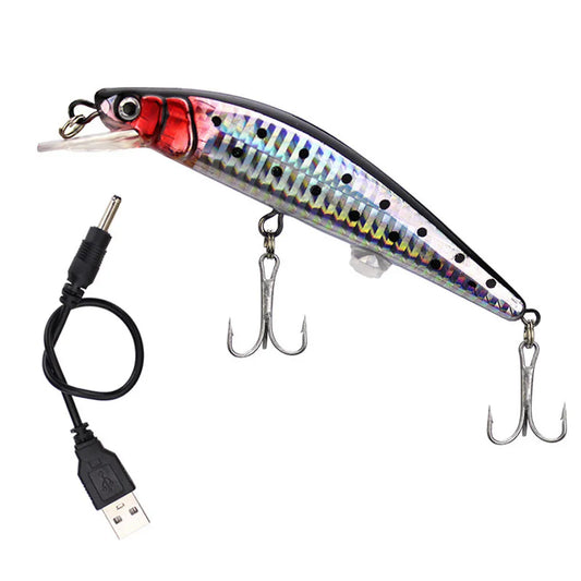 USB Rechargeable Flashing LED Light Life-Like Twitching Fishing Lures - Sherwood and Hunter