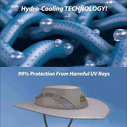 THE ARCTIC HAT - Hot Summer Wide Brim UV Protection Cooling Sun Hat - Sherwood and Hunter