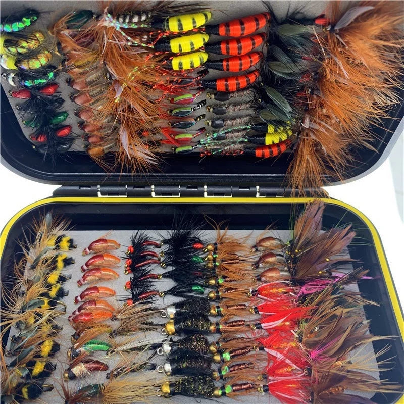 Fly Fishing Lures (40/62/91/131 Piece Boxset) - Sherwood and Hunter