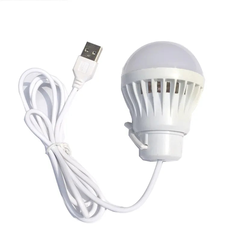 USB Lightbulb Camping Light (1.2m cable) - Sherwood and Hunter