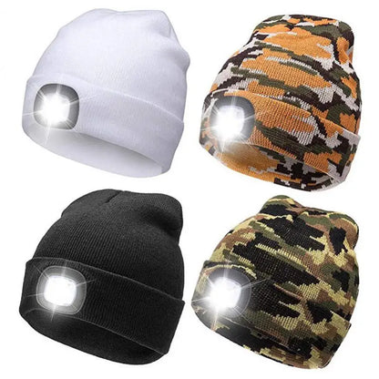 4x LED Lighted Unisex Beanie Hat - Sherwood and Hunter