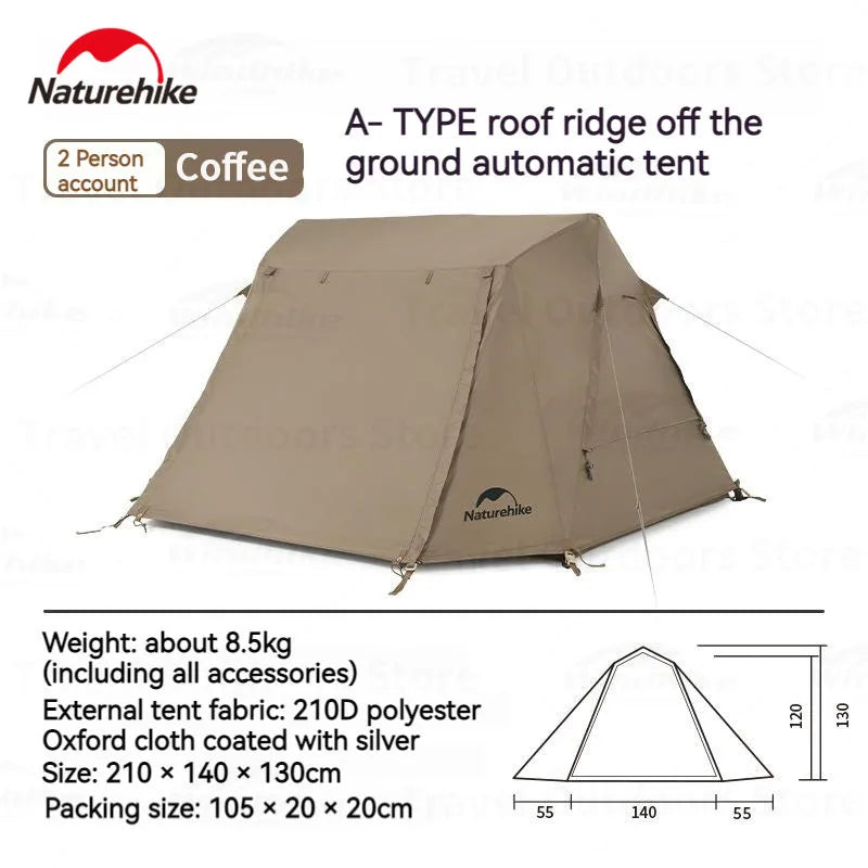 Naturehike A-Type Automatic Tent (1-2 Persons) - Sherwood and Hunter