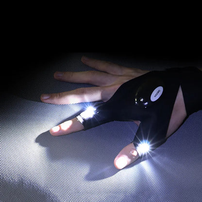 LED Night Fishing Gloves - Sherwood and Hunter