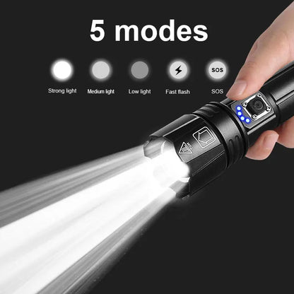 THE MOST POWERFUL LED USB Rechargeable Torch (500M) - Sherwood and Hunter