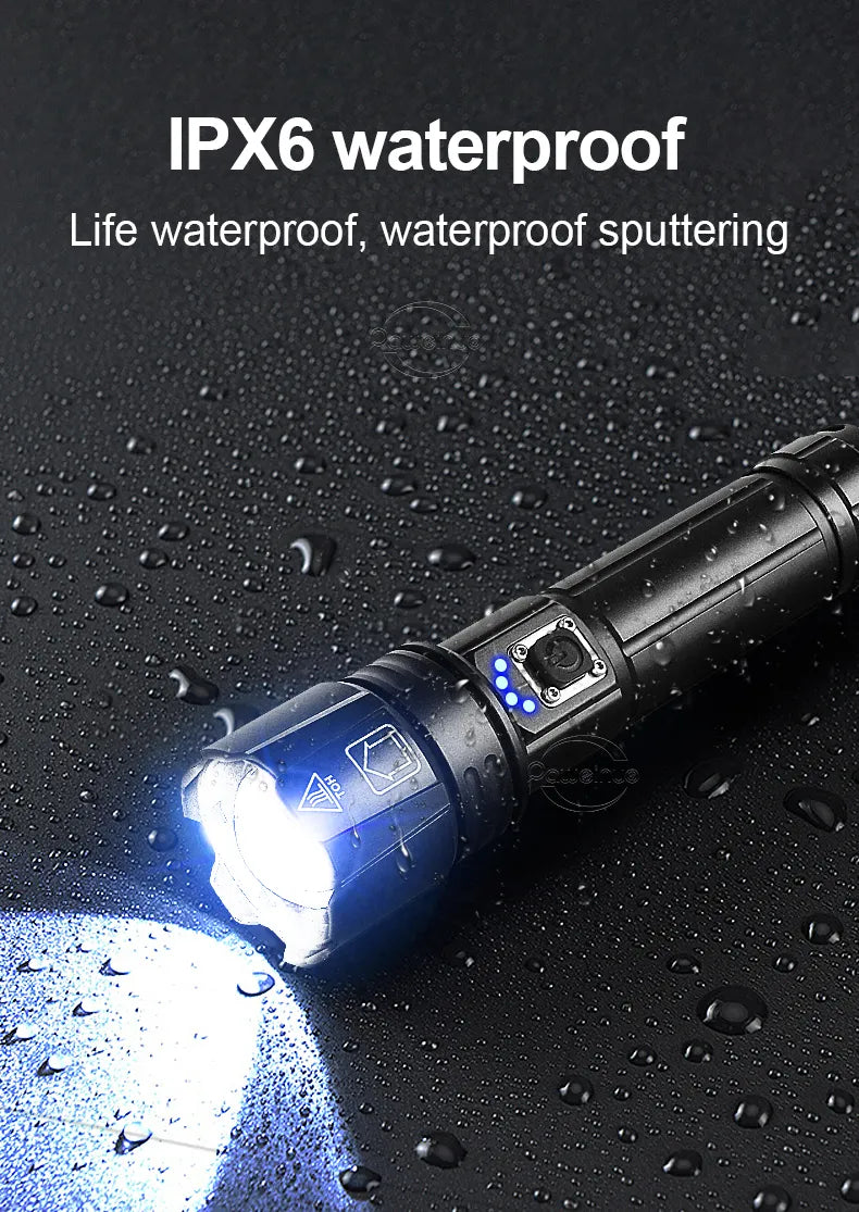 THE MOST POWERFUL LED USB Rechargeable Torch (500M) - Sherwood and Hunter