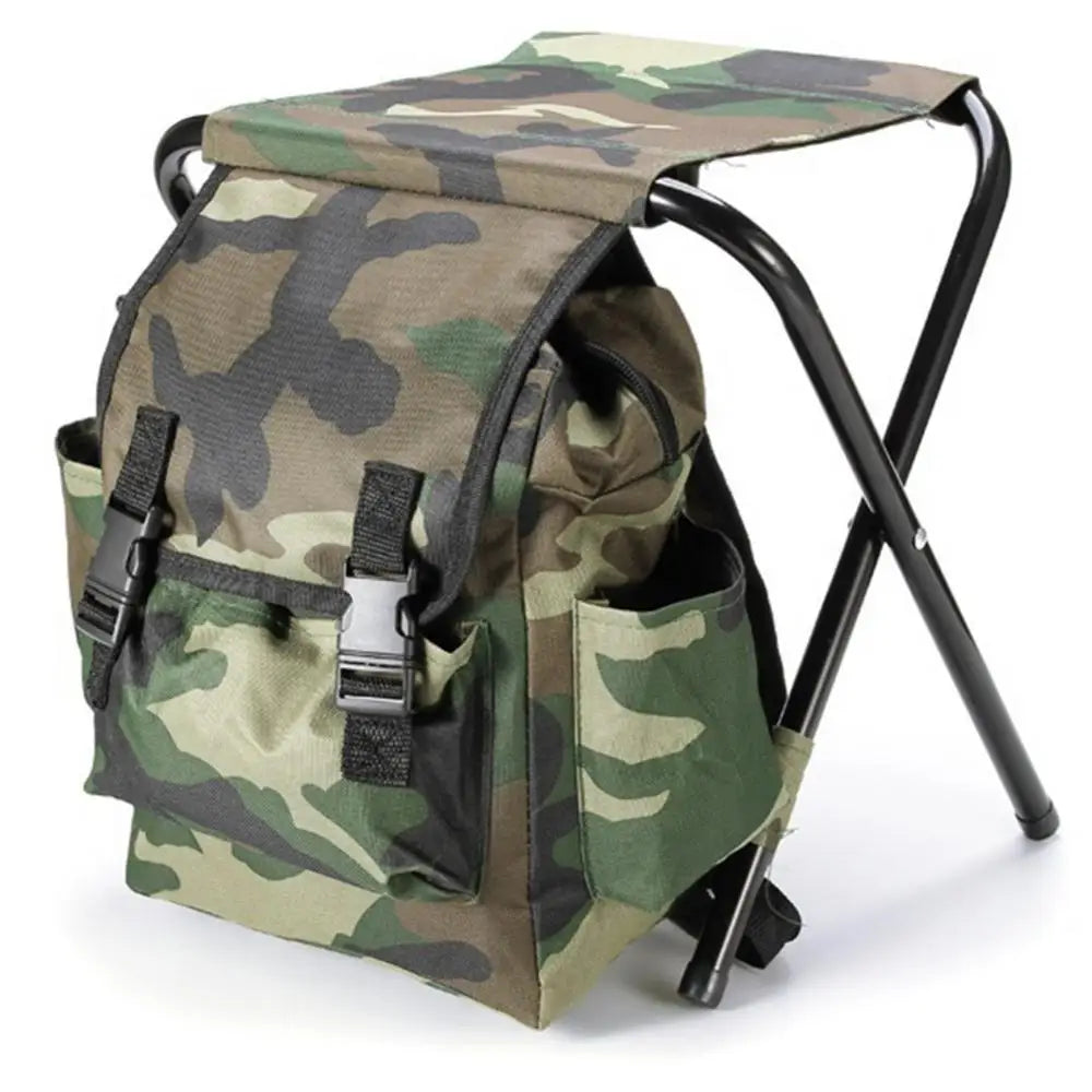 Outdoor Camouflage Backpack/Chair - Sherwood and Hunter