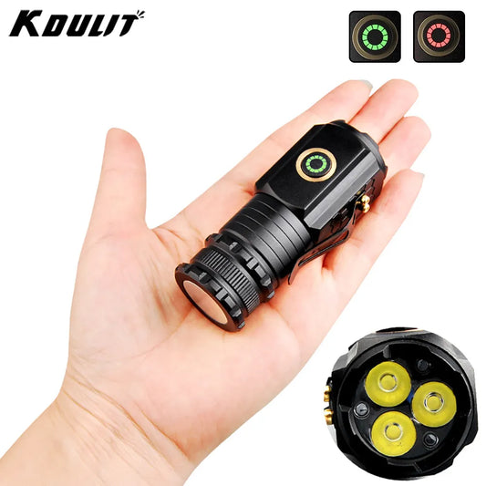 2000 Lumens Powerful LED USB Rechargeable Keychain Torch - Sherwood and Hunter