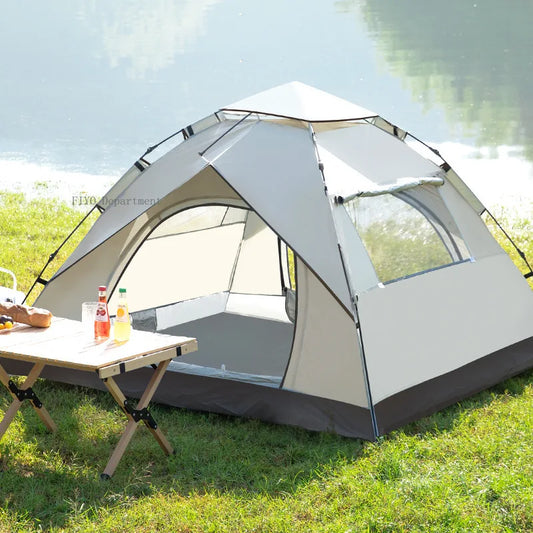 2024 New Fully Automatic Quick-open 3-4 Person Camping Tent - Sherwood and Hunter