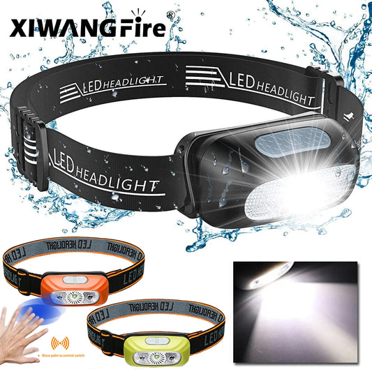 XIWANGFIRE Mini USB Rechargeable Motion Sensor Headlamp - Sherwood and Hunter