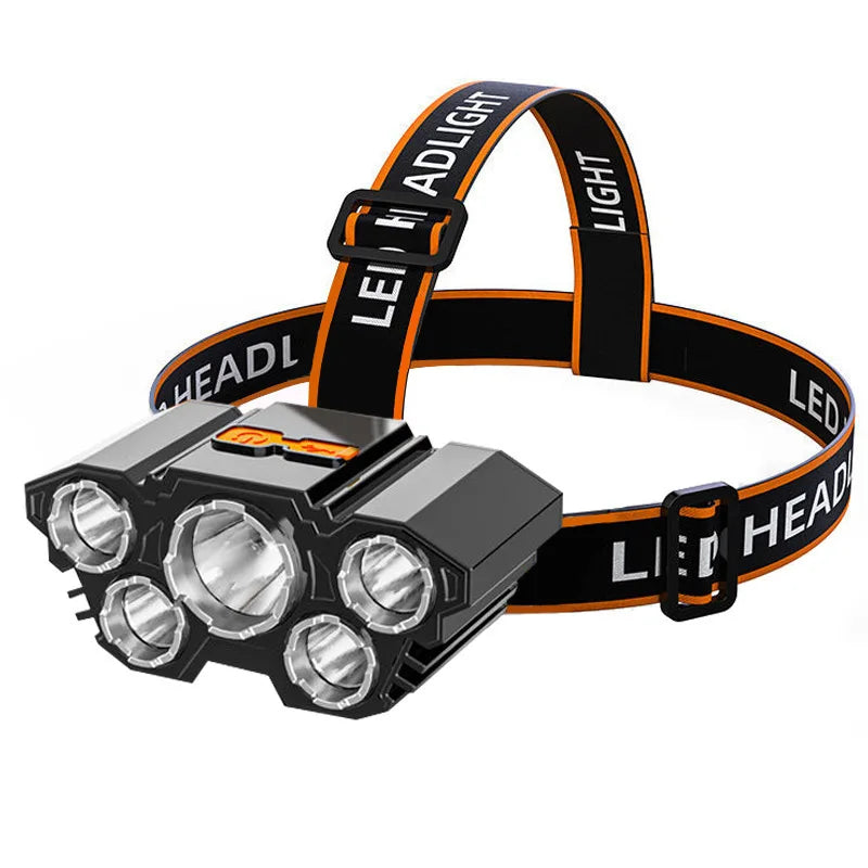 1/2/3pc 5 LED Rechargeable Headlamp - Sherwood and Hunter