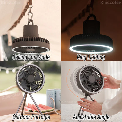 Portable Rechargeable Camping Fan - Sherwood and Hunter