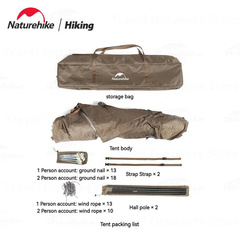 Naturehike A-Type Automatic Tent (1-2 Persons) - Sherwood and Hunter