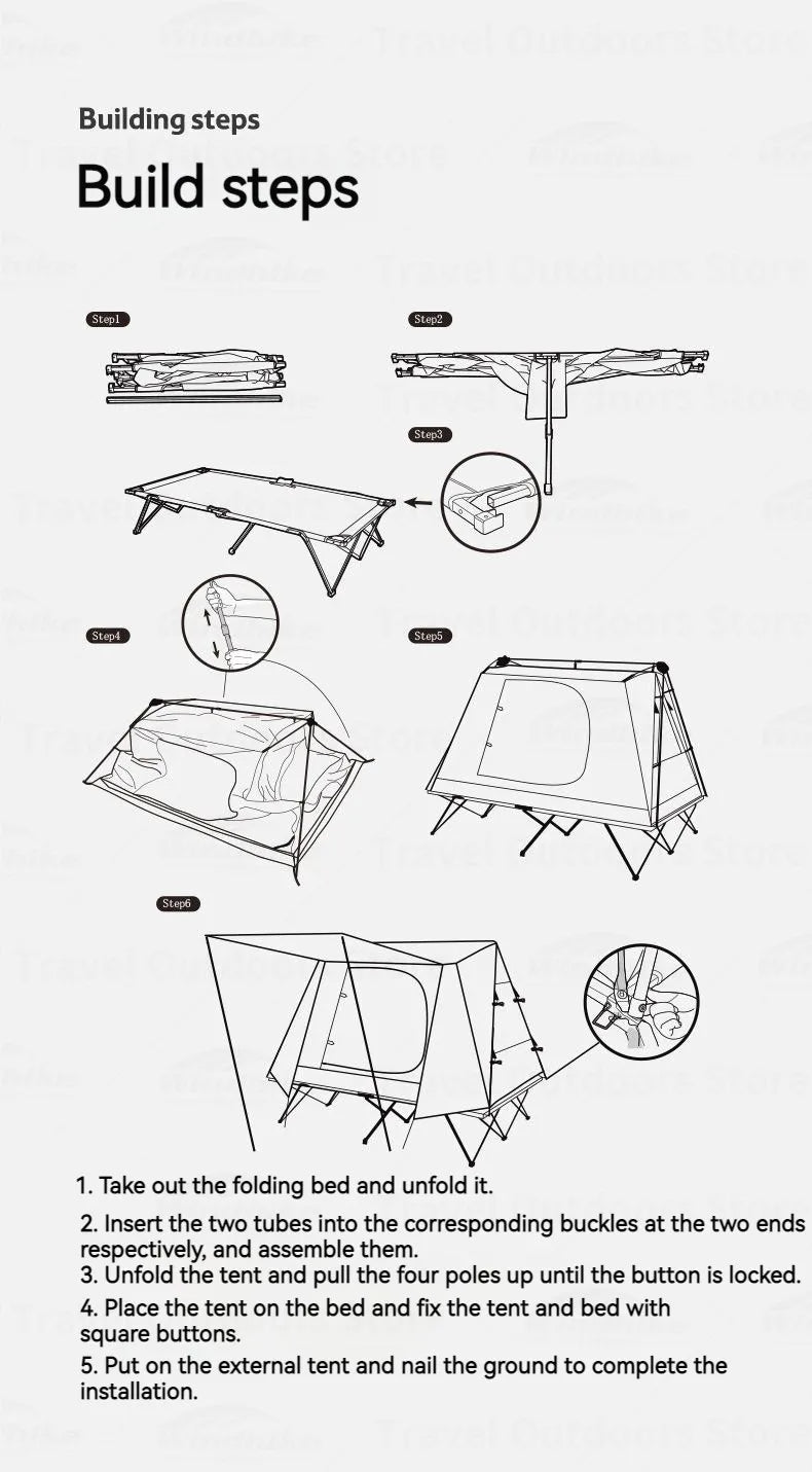 Naturehike A-Type Automatic Tent (1-2 Persons) - Sherwood and Hunter